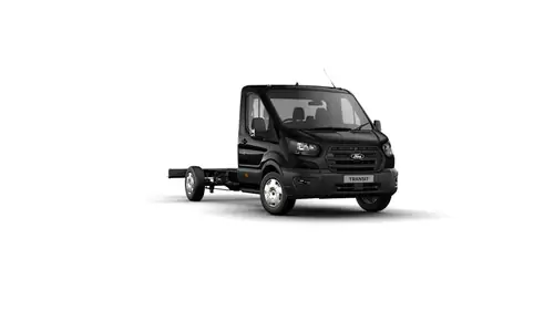 Nieuw Ford Transit 2t mca 350E Chassis enkele cabine L4 Trend M6 RWD 2.0 TD 165 pk N1 PN4GM - Agate Black Metallic