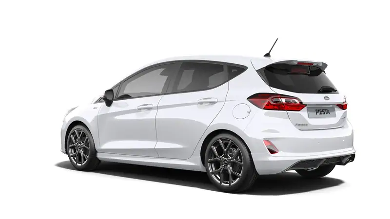Nieuw Ford Fiesta mca ST-Line 1.0i EcoBoost mHEV 125pk / 92kW M6 - 5d US5 - Niet-metaalkleur "Frozen White" 2
