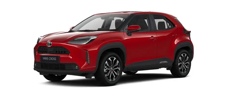 Nieuw Toyota Yaris cross B-SUV 1.5 TNGA HEV 2WD CVT Dynamic Plus 3U5 - EMOTIONAL RED METALLIC P 1