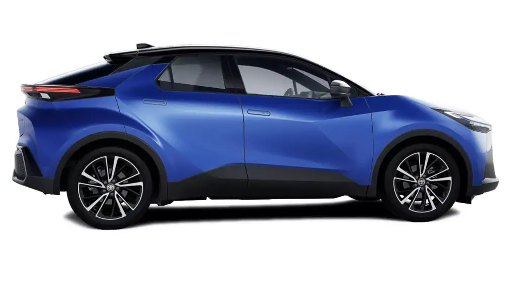 Nieuw Toyota Toyota c-hr 5 d. 1.8L Hybrid CVT Prime LHD M78 - Dark Blue Mica (8N8)/ Black (2 3