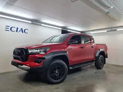 Occasie Toyota Hilux 4x4 Double Cab 2.8 204hp 6AT GR Sport LHD 3T6 - CRIMSON SPARK RED METALLIC