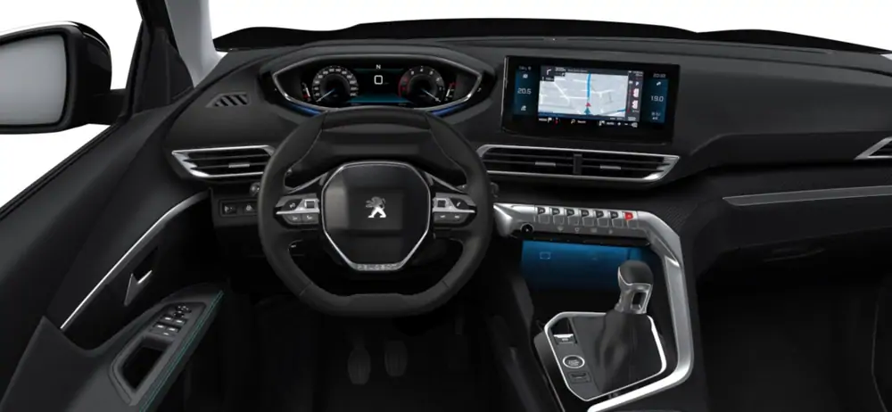 Nouveau Peugeot 3008 SUV Allure 1.2 PureTech 130ch ? 6.4 S&S Manuelle 6 vitesses Noir Perla Nera (M09V) 10