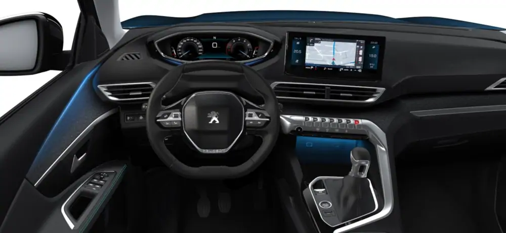 Nouveau Peugeot 3008 SUV Allure Pack 1.2 PureTech 130ch ? 6.4 S&S Manuelle 6 vitesses Bleu Célèbes (M0SY) 10
