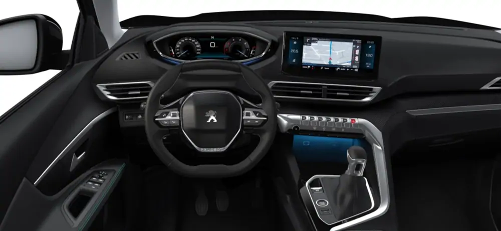 Nouveau Peugeot 3008 SUV Allure 1.5 BlueHDi 130 ch 6.3 S&S Manuelle 6 vitesses Noir Perla Nera (M09V) 10